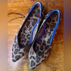 Rothy's Big Cat Leopard Print Flats